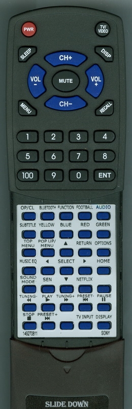 SONY 1-492-708-11 RM-ADP111 replacement Redi Remote