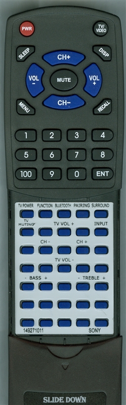 SONY 1-492-710-11 RM-ANU192 replacement Redi Remote