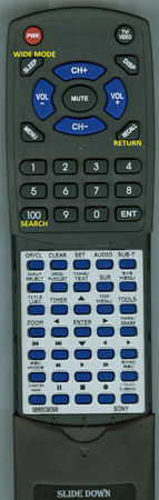 SONY 9-885-090-98 RMTD223A replacement Redi Remote