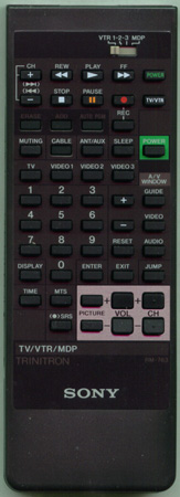 SONY 1-465-170-11 RM-763 Genuine OEM original Remote
