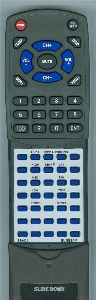 SUNBEAM SBAC1 replacement Redi Remote