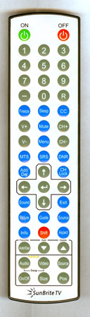 SUNBRITE SB4610HD Genuine OEM original Remote