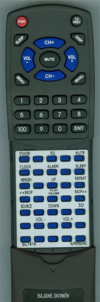 SUPERSONIC SC1414 replacement Redi Remote