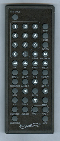 SUPERSONIC SC178DVD Genuine OEM original Remote