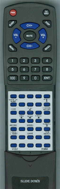 SYLVANIA N0123UD replacement Redi Remote