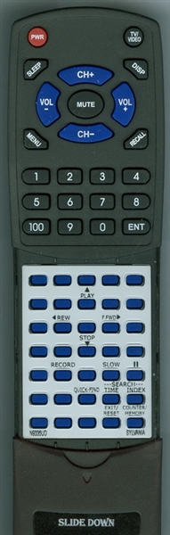 SYLVANIA N9335UD N9335 replacement Redi Remote