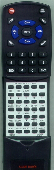 SYLVANIA NE220UD replacement Redi Remote