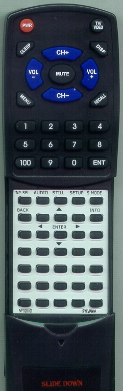 SYLVANIA NF020UD replacement Redi Remote