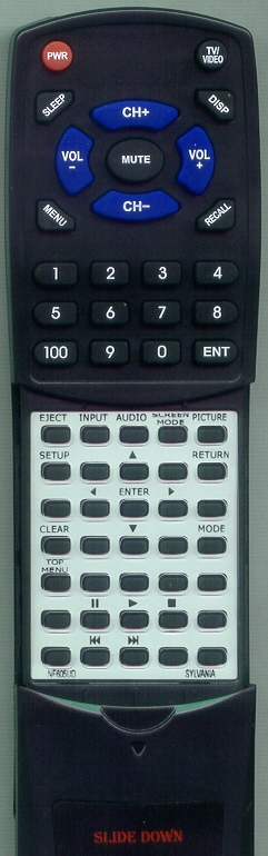 SYLVANIA NF605UD replacement Redi Remote