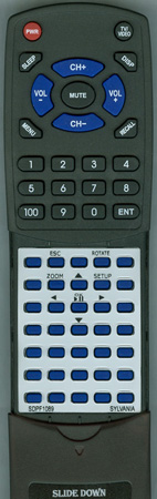SYLVANIA SDPF1089 replacement OEM Redi Remote