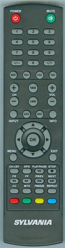 SYLVANIA SLED4950UHD Genuine OEM original Remote