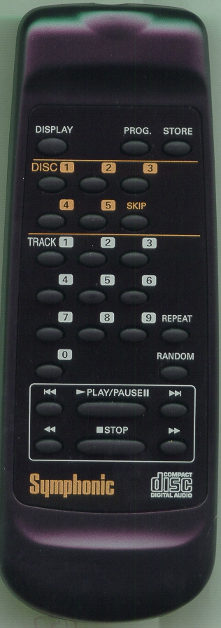 SYMPHONIC N9170UD Genuine OEM original Remote