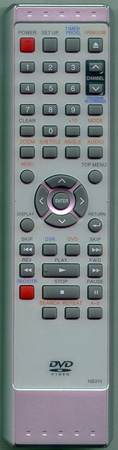 SYMPHONIC NB310UD NB310 Genuine OEM original Remote
