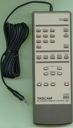 TASCAM E00505800A RCRW5000 Genuine  OEM original Remote