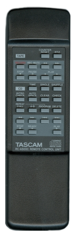 TASCAM 3E0063500A RC-A500C Genuine OEM original Remote
