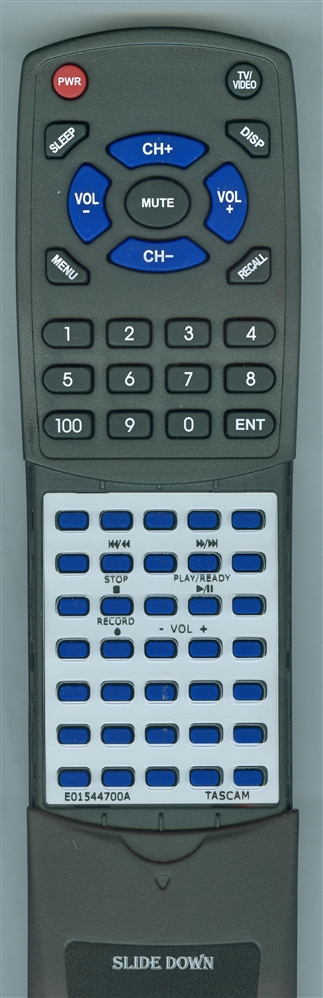 TASCAM E01544700A RC-BB1000 replacement Redi Remote