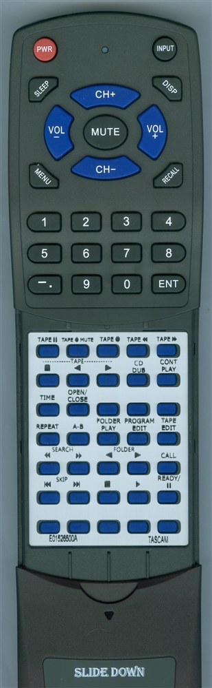 TASCAM E01526500A RC-A550 replacement Redi Remote