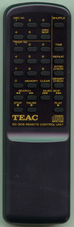 TEAC 4U10001910 RC-505 Genuine OEM original Remote
