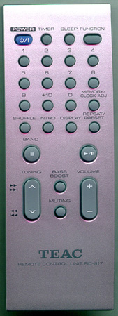 TEAC RC-917 Genuine OEM original Remote