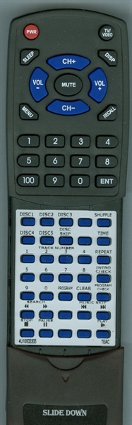 TEAC 4U10002205 RC-722 replacement Redi Remote