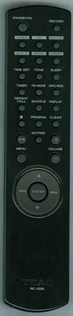 TEAC XCARTAGH380 RC1225 Genuine  OEM original Remote