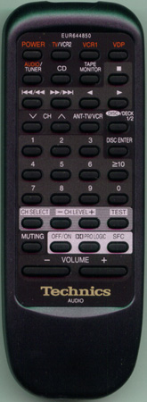 TECHNICS EUR644850 Genuine OEM original Remote