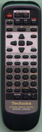 TECHNICS EUR646496 Genuine  OEM original Remote