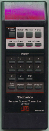 TECHNICS EUR64795 Genuine  OEM original Remote