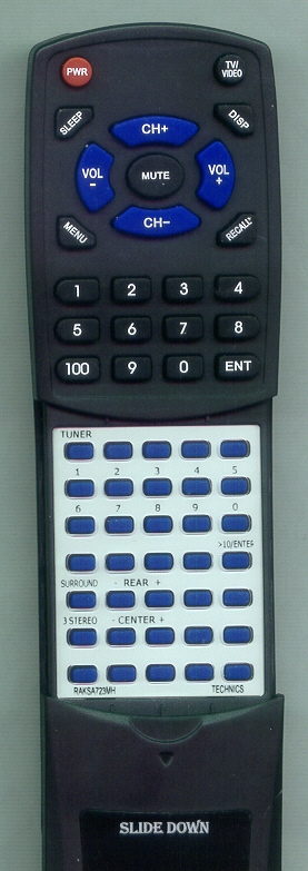 TECHNICS RAK-SA723MH replacement Redi Remote