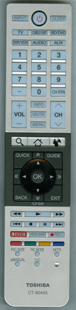TOSHIBA 75038479 CT-90445 Genuine OEM original Remote