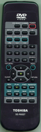 TOSHIBA 79078049 SE-R0027 Genuine OEM original Remote