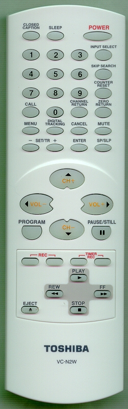 TOSHIBA AE001382 VC-N2W Genuine  OEM original Remote