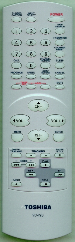 TOSHIBA AE002788 VC-P2S Genuine OEM original Remote