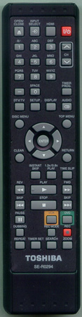 TOSHIBA P000501980 SE-R0294 Genuine  OEM original Remote