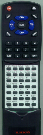 TOSHIBA 79078049 SE-R0027 replacement Redi Remote
