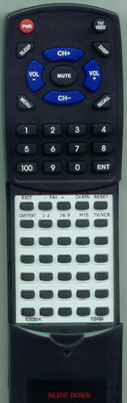 TOSHIBA AD302001K CT-843 replacement Redi Remote