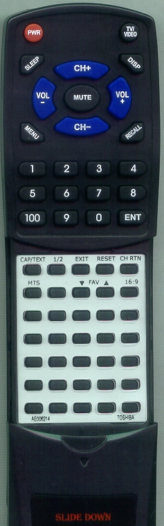 TOSHIBA AE006214 CT-878 replacement Redi Remote