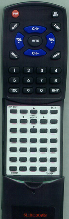TOSHIBA AE006385 CT-877 replacement Redi Remote