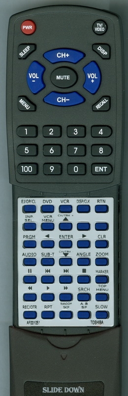 TOSHIBA AF001051 SE-R0175 replacement Redi Remote