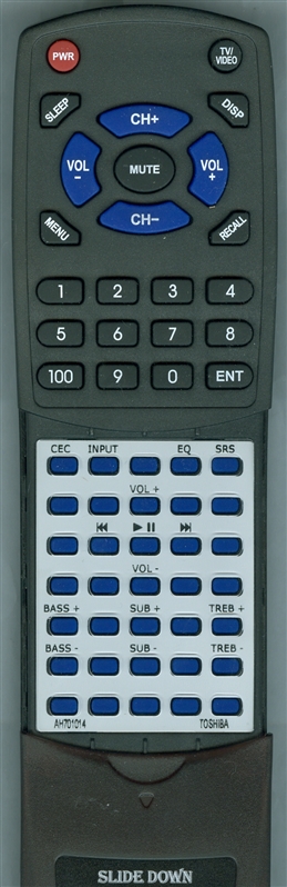 TOSHIBA AH701014 SE-R0429 replacement Redi Remote