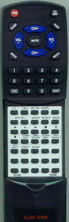 TOSHIBA BZ614223 VC-L4B replacement Redi Remote