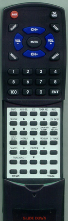 TOSHIBA BZ614423 WC-FM2 replacement Redi Remote