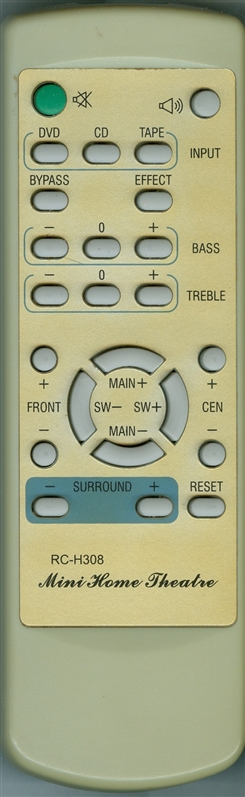 THEATER RESEARCH TR6000 RC-H308 Genuine  OEM original Remote