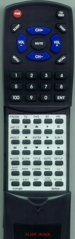 TRUTECH PLV31199S1 replacement Redi Remote