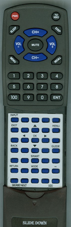VIZIO 398GR8BD1NEVZT XRT020 replacement Redi Remote