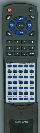 VIZIO 90.75Q11.001 XRT510 replacement Redi Remote