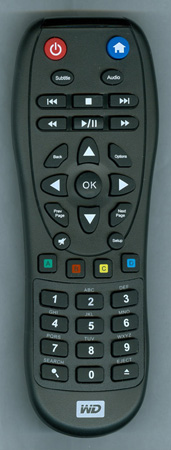 WESTERN DIGITAL WDTV003RNN Genuine  OEM original Remote