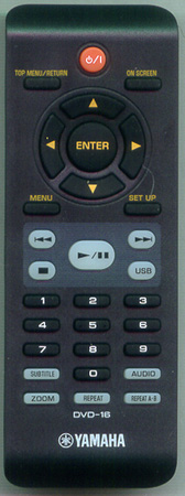 YAMAHA AAX83650 DVD-16 Genuine OEM original Remote