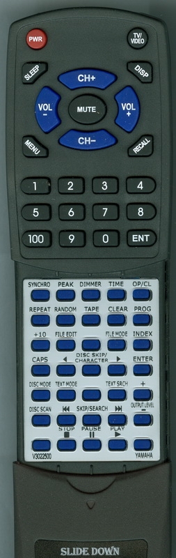 YAMAHA V3022500 CDC3 replacement Redi Remote