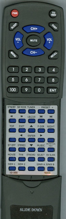 YAMAHA WD108500 RAV352 replacement Redi Remote